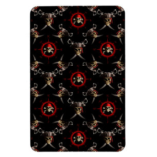 Pirate Skulls Magneet