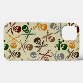 Pirate Skulls met gekruiste zwaarden Case-Mate iPhone Case (Achterkant (horizontaal))