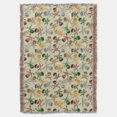 Pirate Skulls met gekruiste zwaarden Deken (Voorkant Verticaal)