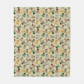 Pirate Skulls met gekruiste zwaarden Fleece Deken (Voorkant)