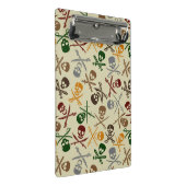 Pirate Skulls met gekruiste zwaarden Mini Klembord (Schuin)