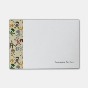 Pirate Skulls met gekruiste zwaarden Post-it® Notes