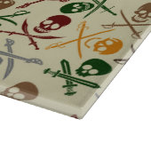 Pirate Skulls met gekruiste zwaarden Snijplank (Hoek)