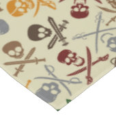Pirate Skulls met gekruiste zwaarden Tafelkleed (Gekanteld)