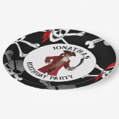 Pirate Skulls Papier Borden Papieren Bordje (Gekanteld)