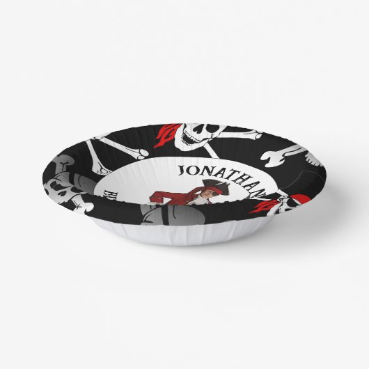 Pirate Skulls Papieren Kommen (Gebogen)