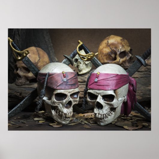 Pirate Skulls poster (Voorkant)