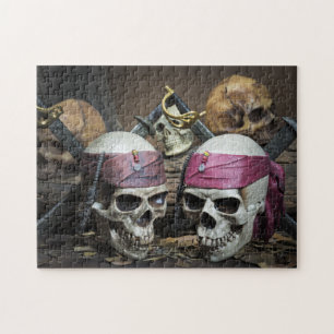 Pirate Skulls puzzle Legpuzzel