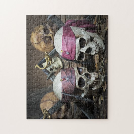 Pirate Skulls puzzle Legpuzzel (Verticaal)