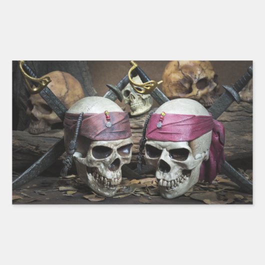 Pirate Skulls stickers (Voorkant)