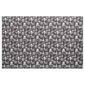 Pirate skulls zwart wit patroon stof (Yard (91,4 cm))