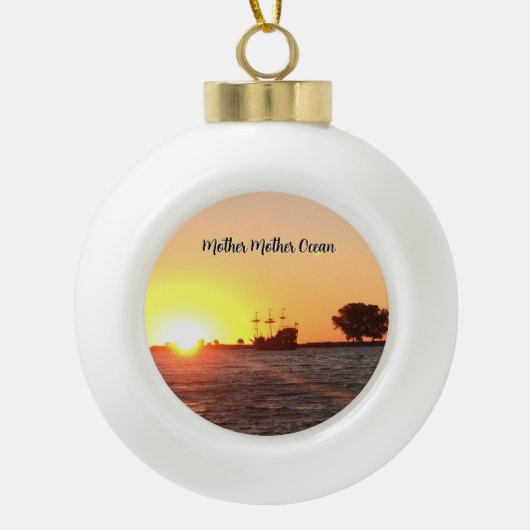 Pirate Soul Keramische Bal Ornament (Voorkant)