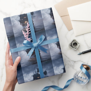 Pirate Spaans Galjoen Schip Cadeaupapier