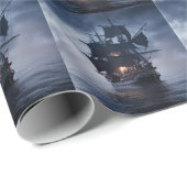Pirate Spaans Galjoen Schip Cadeaupapier (Rol Hoek)