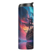 Pirate Space Ship Nebula en manen Thermosbeker (Gedraaid links)