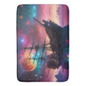 Pirate SpaceShip landt op een andere planeet Badmat (Voorkant Verticaal)