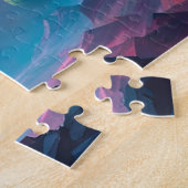 Pirate SpaceShip landt op een andere planeet Legpuzzel (Zijkant)