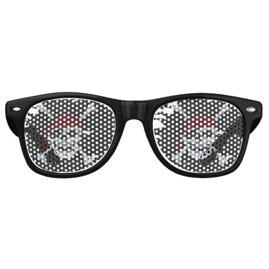 Pirate Specs Retro Zonnebril (Voorkant)