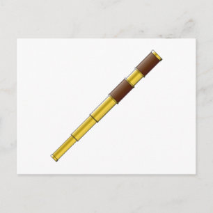 Pirate Spyglass Telescope Briefkaart