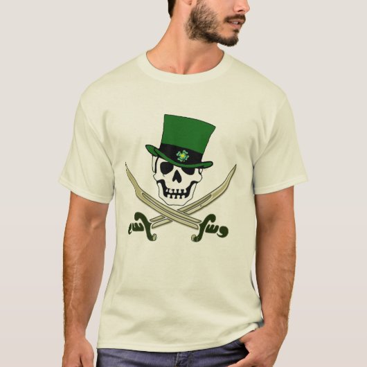 Pirate St. Patrick's Day T-Shirt (Voorkant)