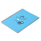 Pirate Stickman met schatkist Notitieboek (Linkerzijde)