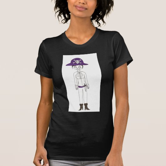 Pirate Stitch girl T-shirt (Voorkant)
