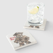 Pirate Stone Onderzetter (Zijkant)