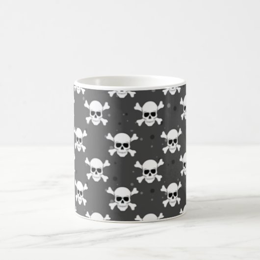 Pirate Style - Skull Pattern Koffiemok (Center)