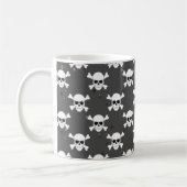 Pirate Style - Skull Pattern Koffiemok (Links)