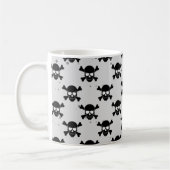 Pirate Style Skulls Pattern Koffiemok (Links)