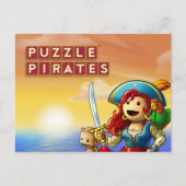 Pirate Sunset briefkaart (Voorkant)
