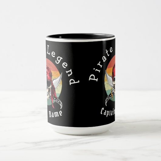 Pirate sunset Mok (Midden)