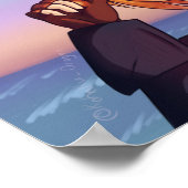 Pirate Sunset Poster (Hoek)