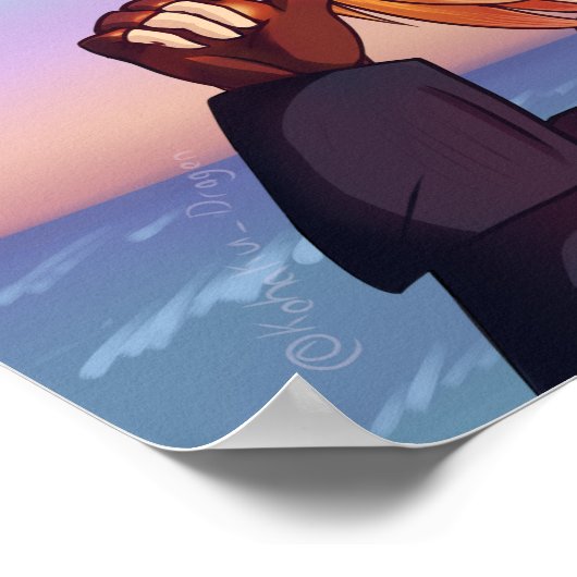 Pirate Sunset Poster (Hoek)