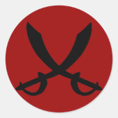 Pirate Sword Sticker (Voorkant)