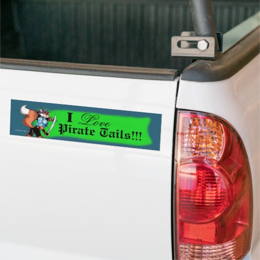 Pirate Tails Bumpersticker (Op Truck)