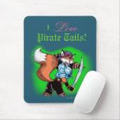 Pirate Tails Mousepad Muismat (Met muis)