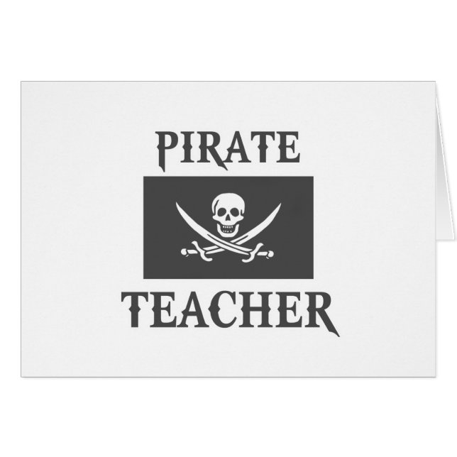 Pirate Teacher (Voorkant Horizontaal)