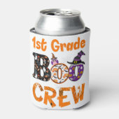 Pirate Teacher Funny Halloween Skull Adult Gift Blikjeskoeler (Blikje Voorkant)