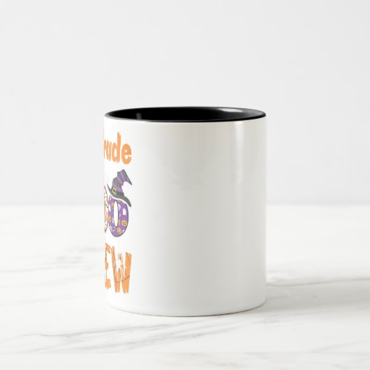 Pirate Teacher Funny Halloween Skull Adult Gift Tweekleurige Koffiemok (Center)