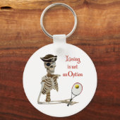Pirate Tennis Losing Skeleton Sleutelhanger (Voorkant)