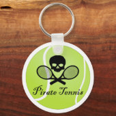 Pirate Tennis w. Tennis Ball Sleutelhanger (Voorkant)