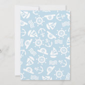 Pirate Thaing Birthday Party Invitation Kaart (Achterkant)