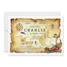 Pirate Thaing Birthday Party Invitation