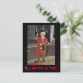 Pirate Thank You Card, Me Bedankt voor de buit! Briefkaart (Staand voorkant)