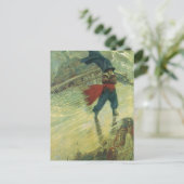 Pirate, The Flying Dutchman van Howard Pyle Briefkaart (Staand voorkant)