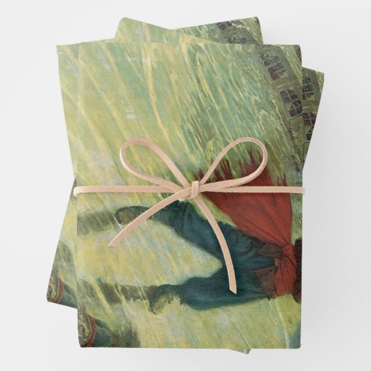 Pirate, The Flying Dutchman van Howard Pyle Inpakpapier Vel (In situ)