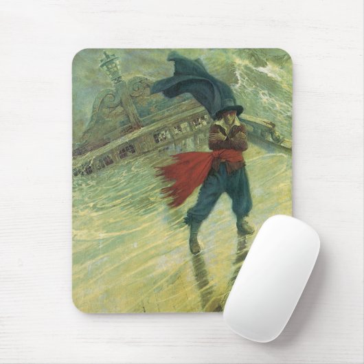 Pirate, The Flying Dutchman van Howard Pyle Muismat (Met muis)