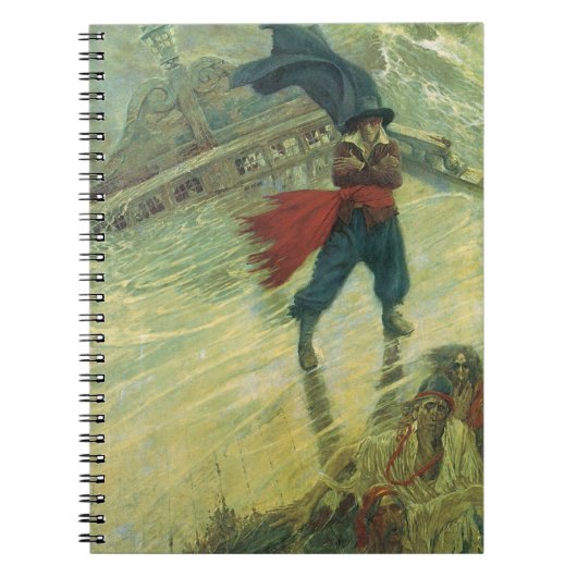 Pirate, The Flying Dutchman van Howard Pyle Notitieboek (Voorkant)