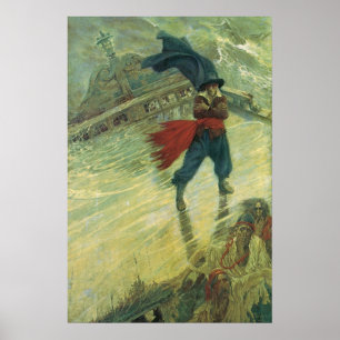 Pirate, The Flying Dutchman van Howard Pyle Poster